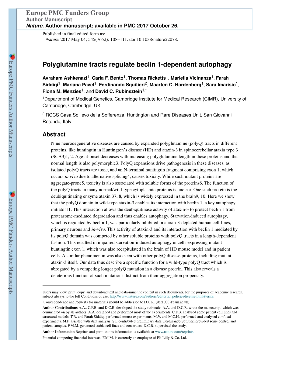 2017-Ashkenazi-Polyglutamine tracts regulate b.pdf_第1页