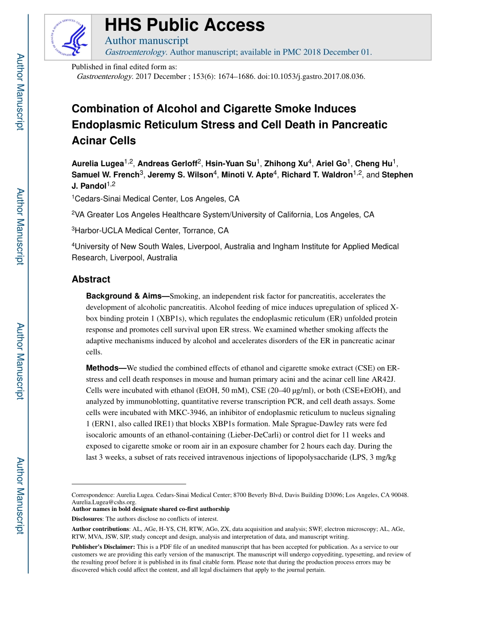 2017-Lugea-The Combination of Alcohol and Ciga.pdf_第1页