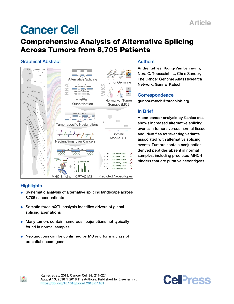 2018-Kahles-Comprehensive Analysis of Alternat.pdf_第1页