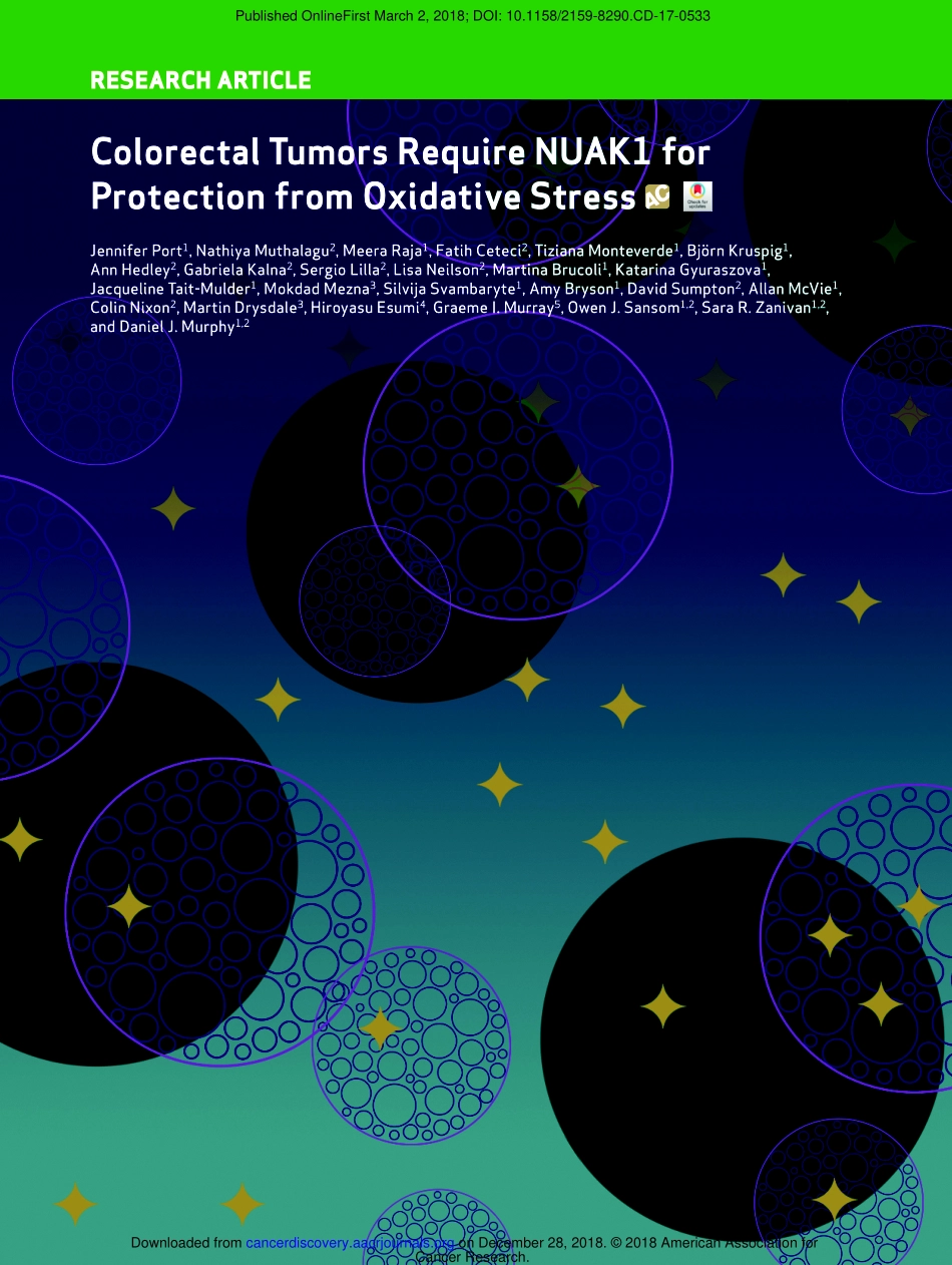 2018-Port-Colorectal Tumors Require NUAK1 for.pdf_第1页