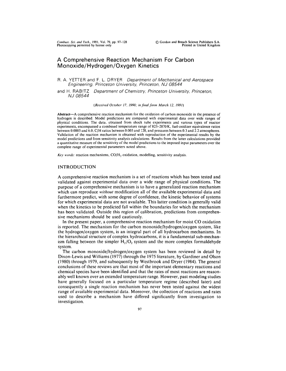 A COMPREHENSIVE reaction mechanism for carbon monoxide hydrogen oxygen kinetics.pdf_第2页