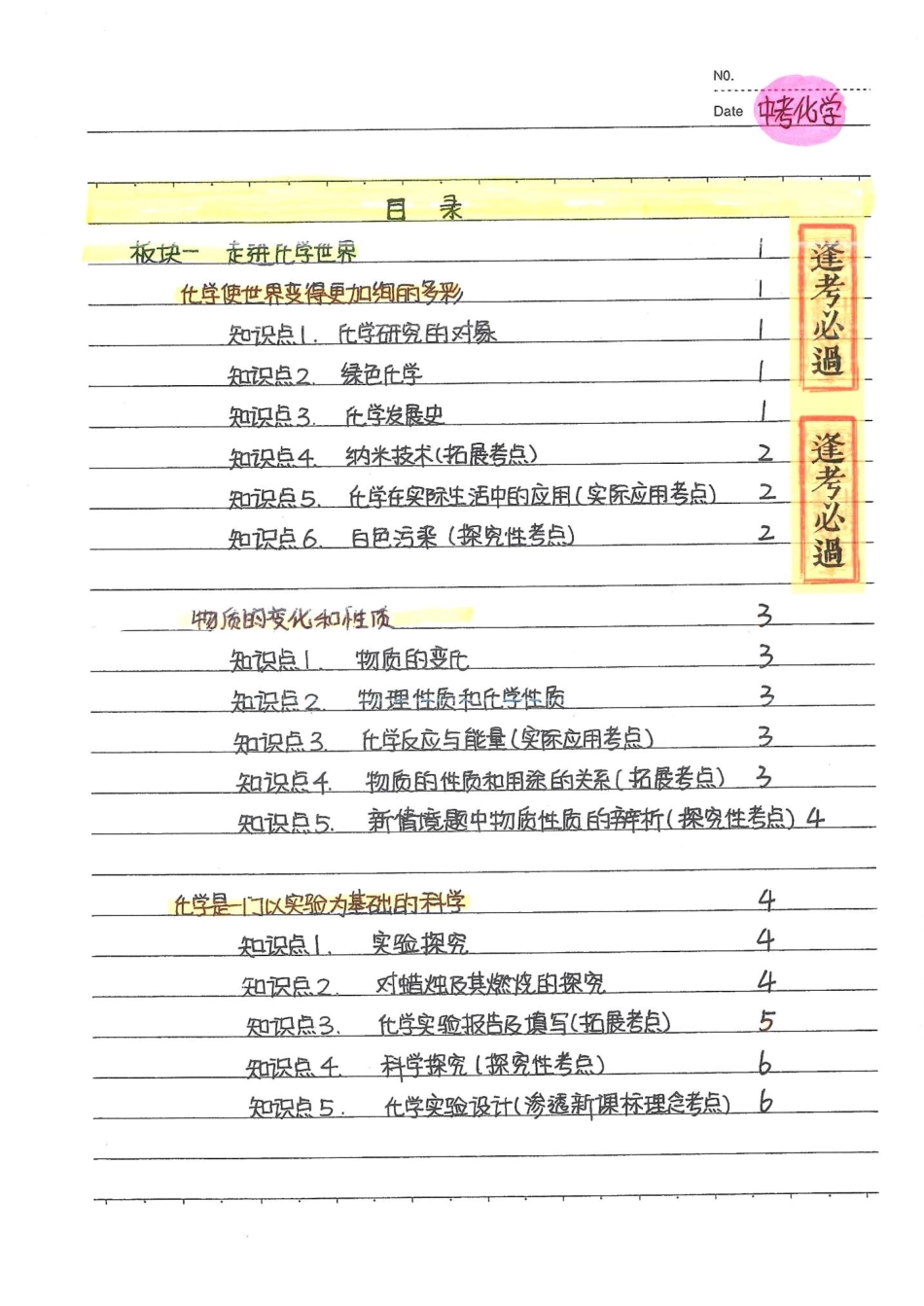 中考化学状元笔记（142页）.pdf_第3页