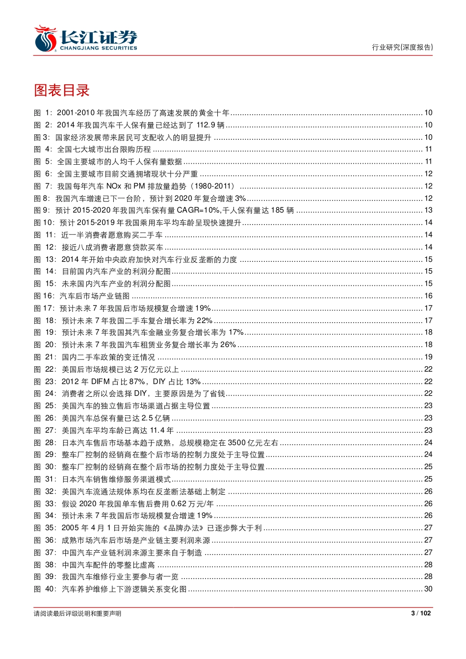 20150914-长江证券-汽车后市场百页系列报告之一：养护维修去伪存真.pdf_第3页