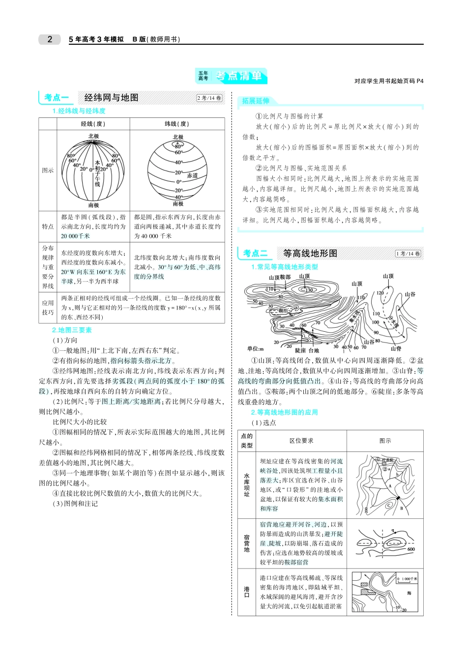 专题一 地球与地图（PDF）.pdf_第2页