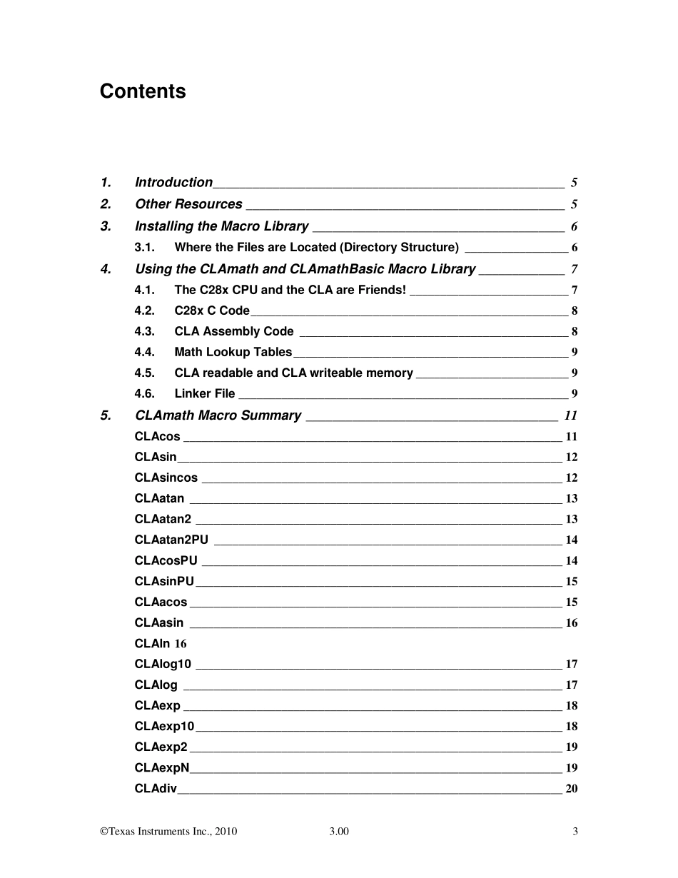 C28x_CLAmath_v300_Quickstart.pdf_第3页