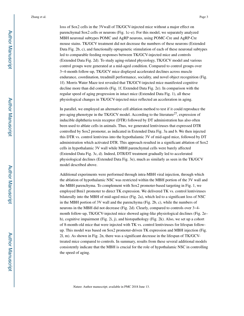 2017-Zhang-Hypothalamic stem cells control age.pdf_第3页