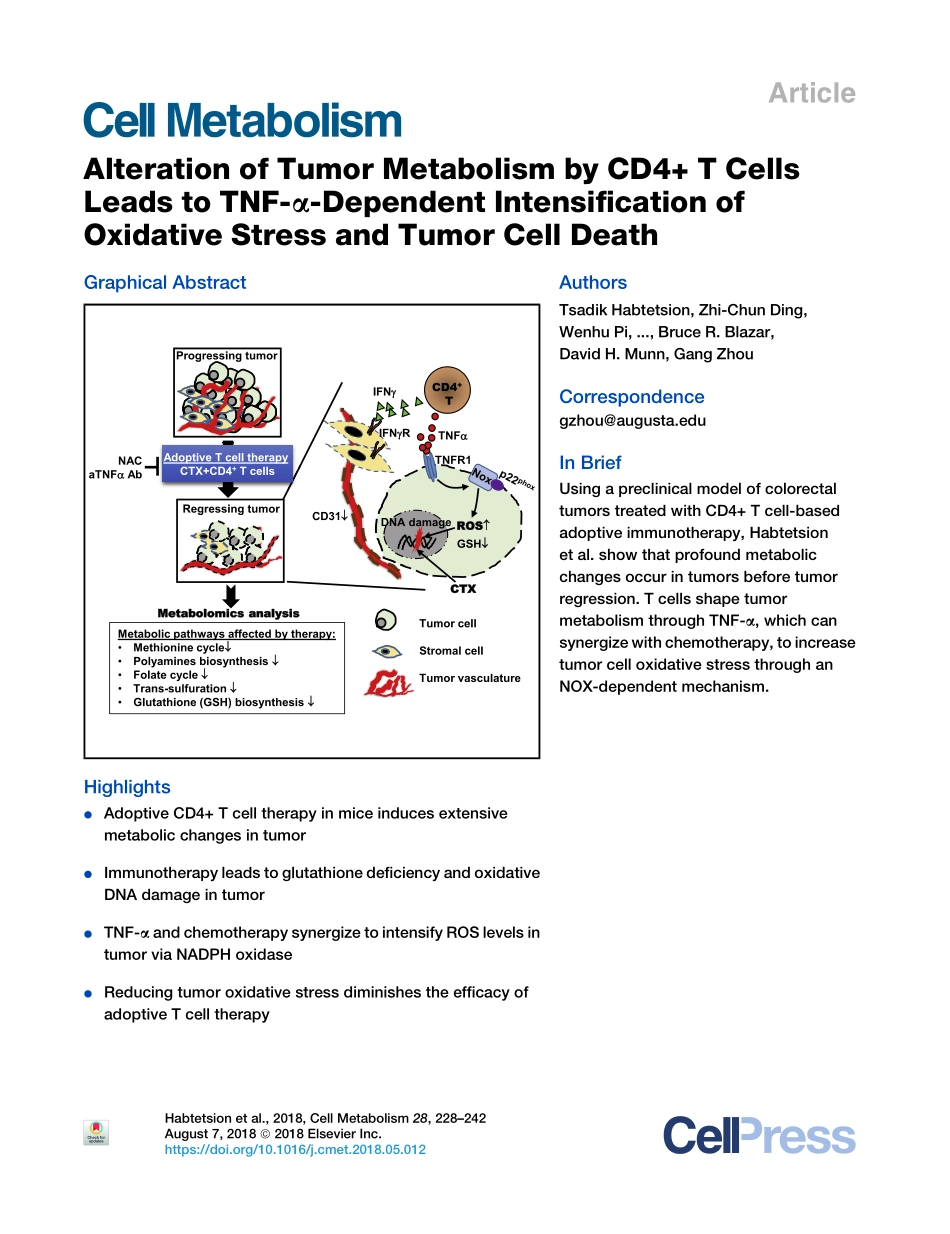 2018-Habtetsion-Alteration of Tumor Metabolism.pdf_第1页