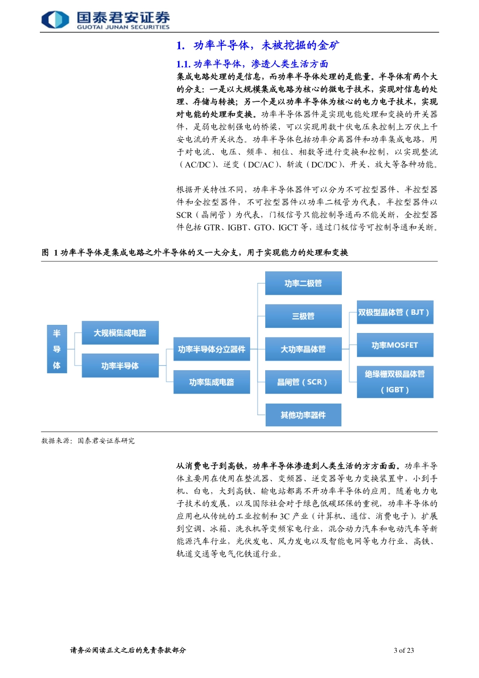 20151122-国泰君安-电子元器件 ：新能源汽车爆发绿色中国“芯“迎来春天.pdf_第3页