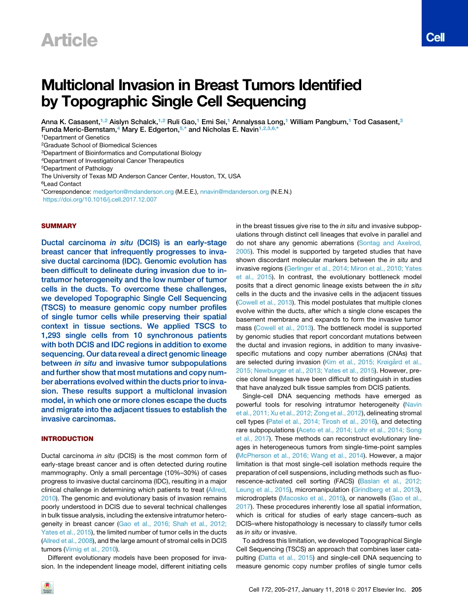 Casasent-2018-Multiclonal Invasion in Breast T.pdf_第2页
