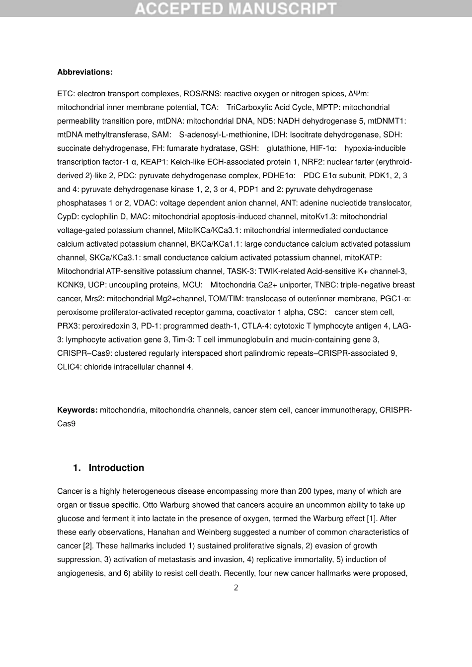 Current and upcoming mitochondrial targets for cancer therapy.pdf_第3页