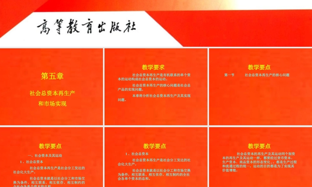 05-第五章 社会总资本再生产和市场实现.ppt