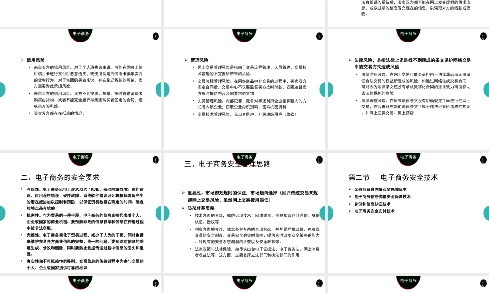 08电子商务安全管理4.0.ppt