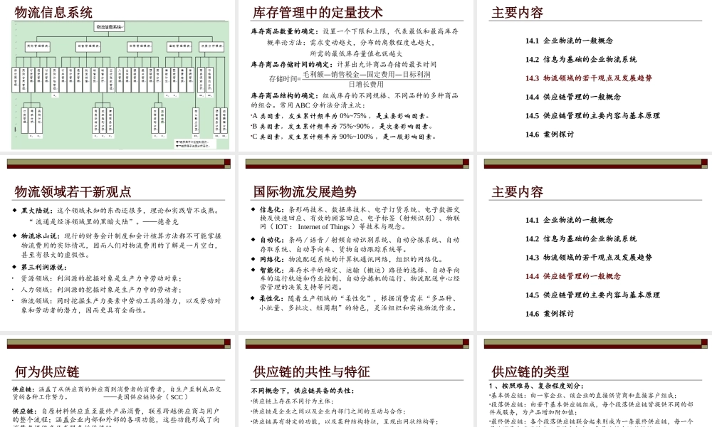 14 企业物流与供应链管理.ppt