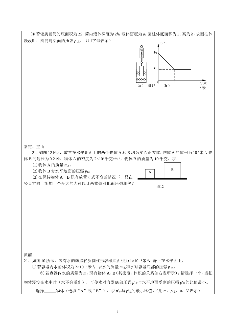 2014年二模压强计算题整理-物理.doc_第3页
