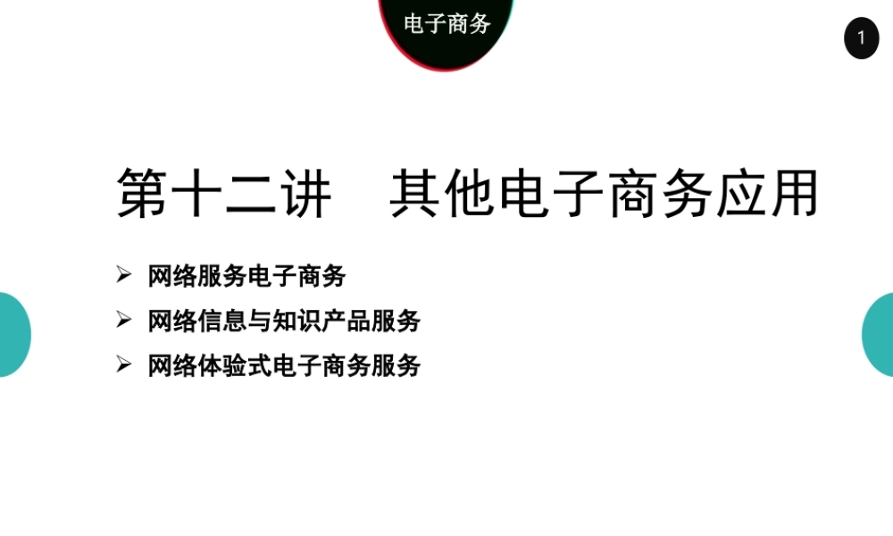 12其他电子商务应用4.0.ppt
