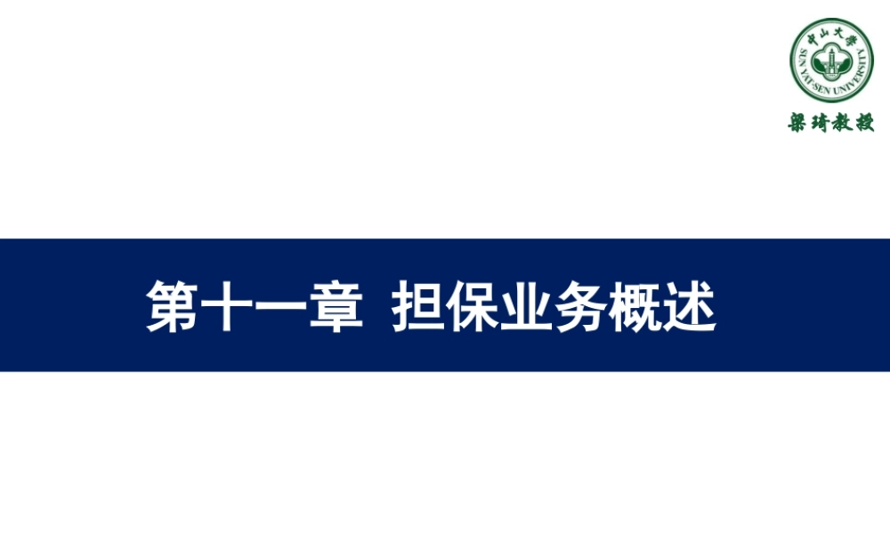 11第十一章-担保业务概述.ppt