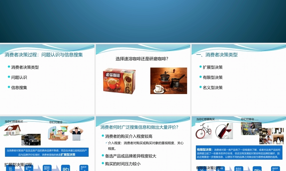 b第二章 消费者决策过程：问题认识与信息搜集.pptx