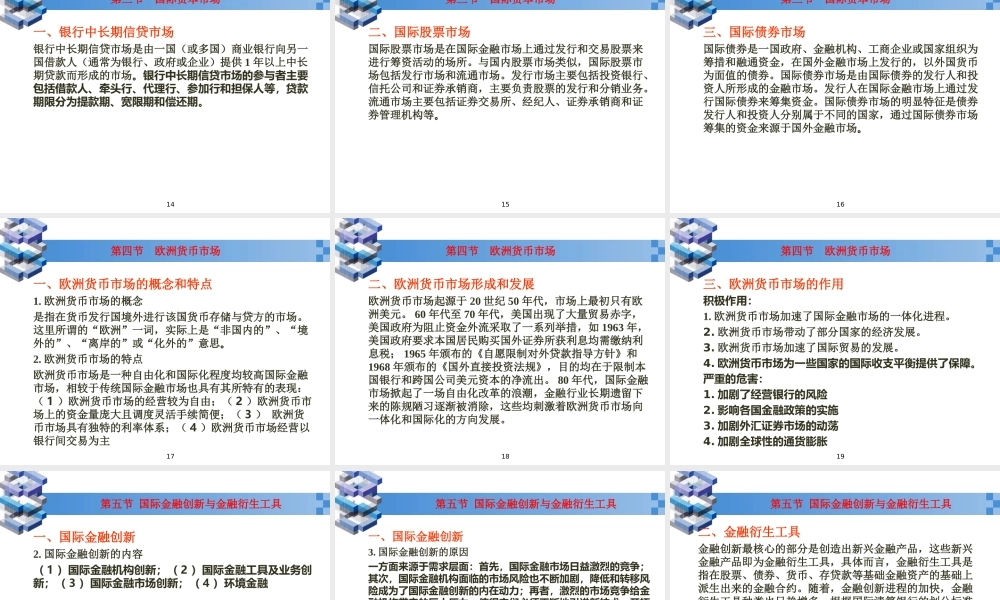 ch9 国际金融市场.ppt