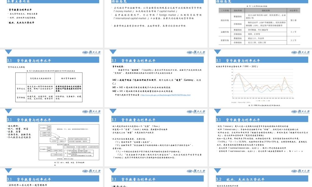 Ch3 宏观经济度量衡（下）：金融市场和要素市场.pptx