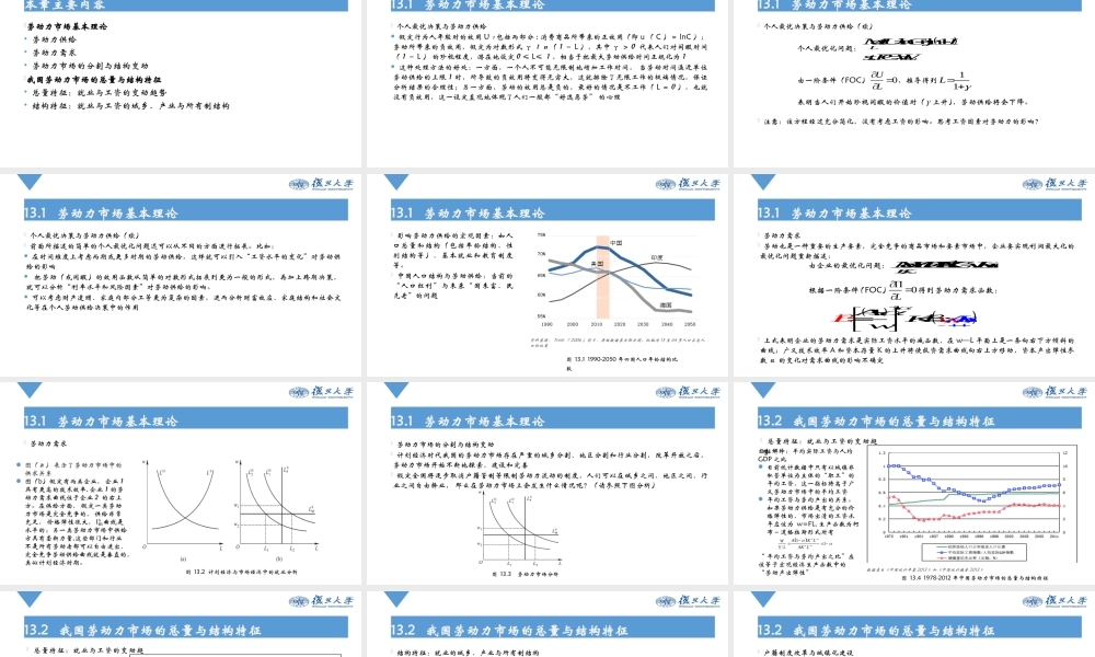 Ch13 劳动力市场.pptx
