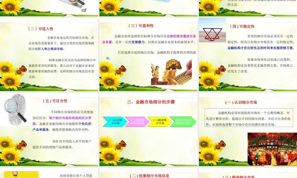 第6章 金融营销的目标市场战略.ppt