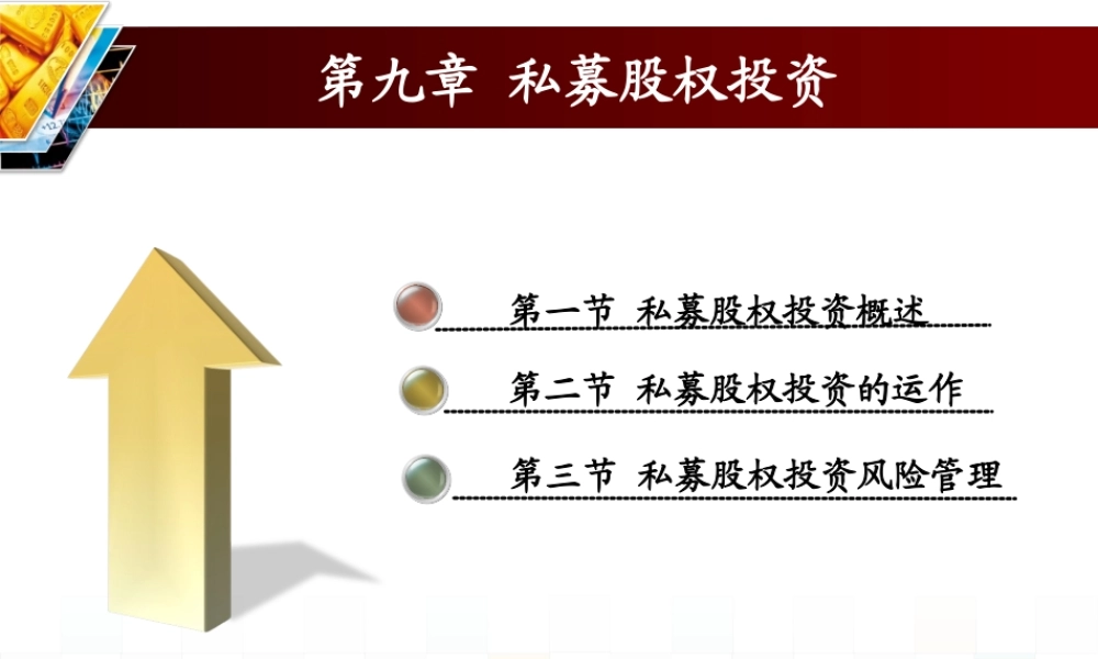 第九章 私募股权投资.ppt