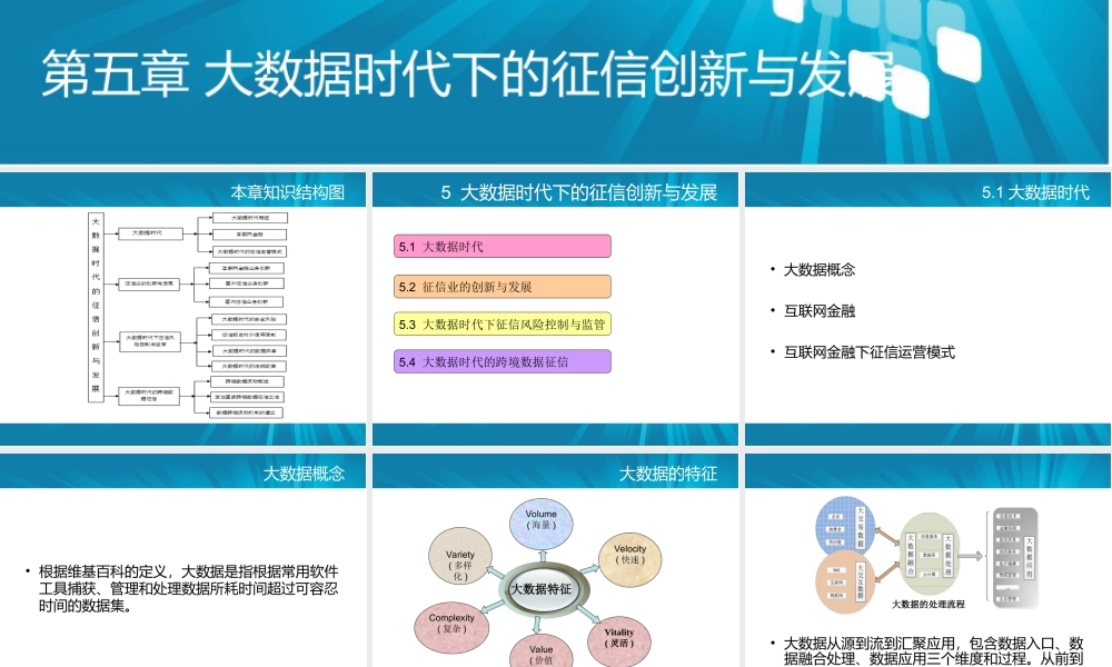 第五章 大数据时代下的征信创新与发展.ppt