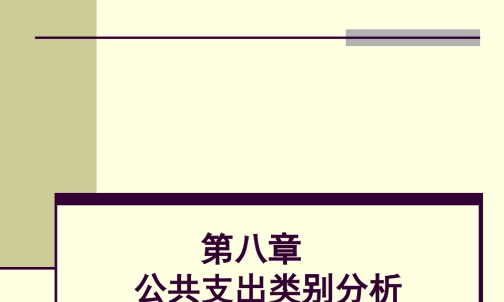 第08章 公共支出类别分析.pptx