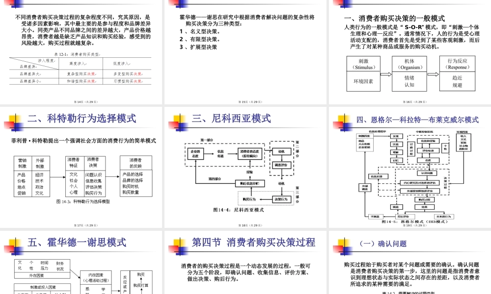 第11章 消费者购买决策类型与过程.ppt