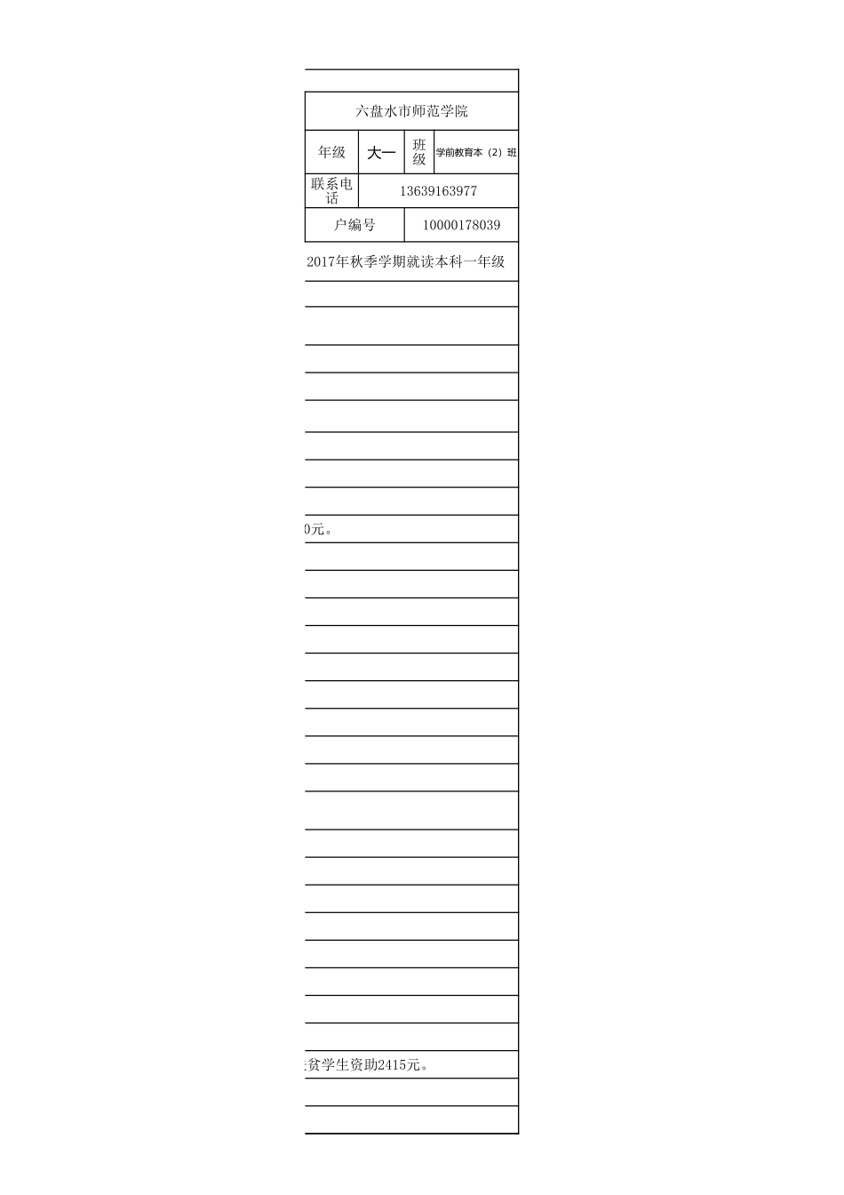 盘州市建档立卡资助档案卡(王兰）.xlsx_第2页