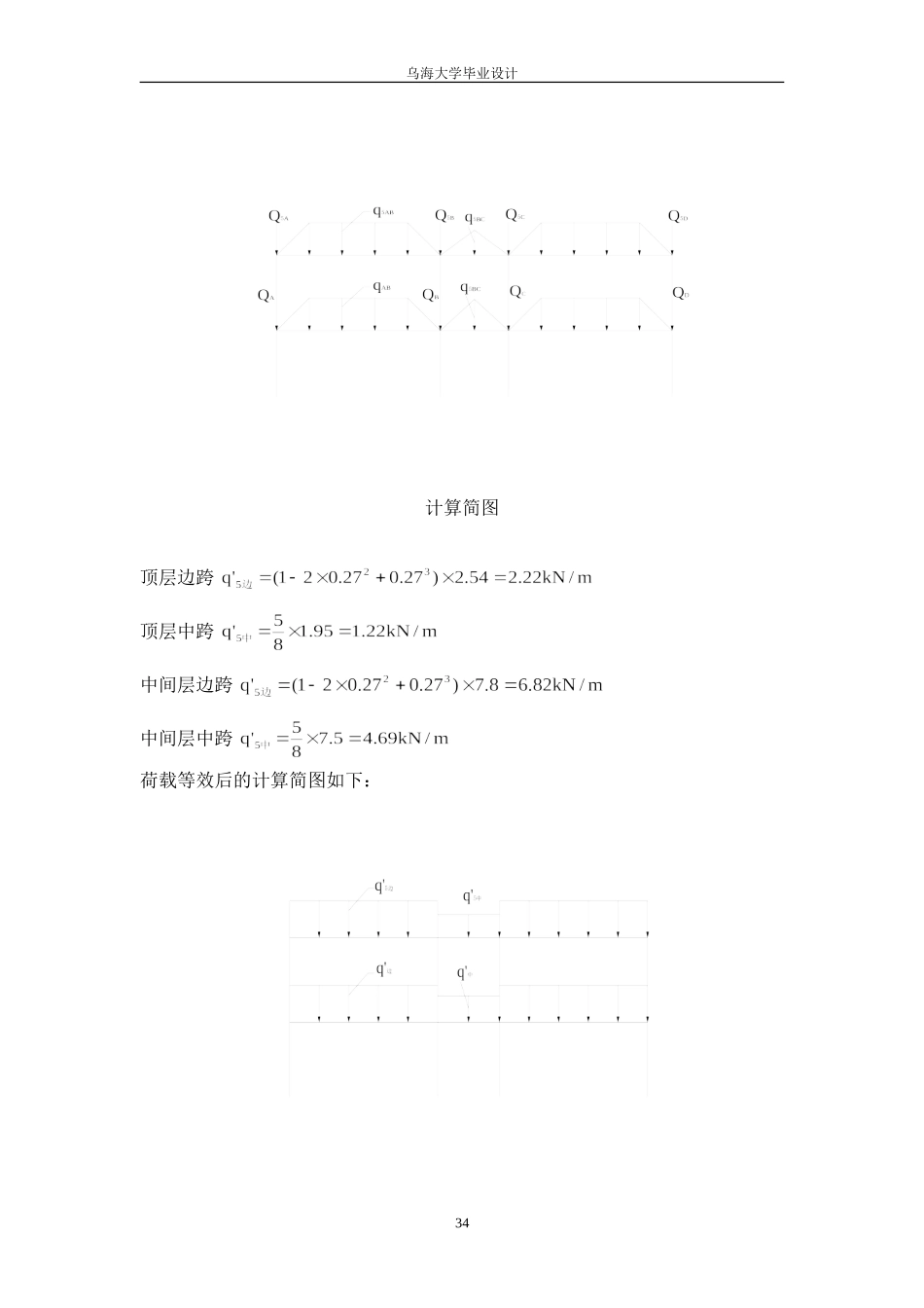 5 活荷载内力计算(屋面布雪荷载).doc_第2页