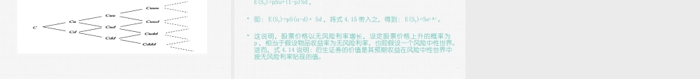 04第四章 期权定价理论.ppt