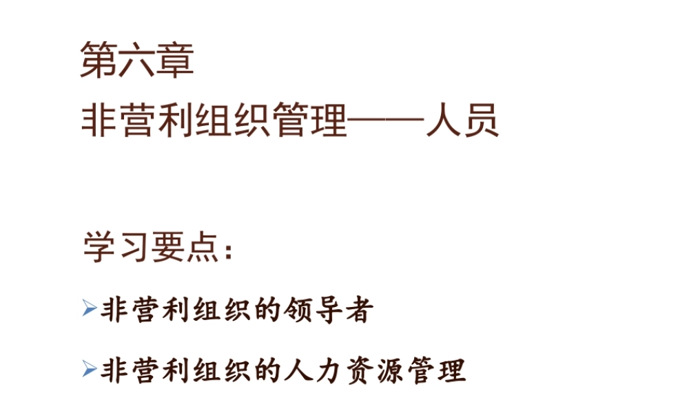 06非营利组织管理学-李玫-第六章.pptx