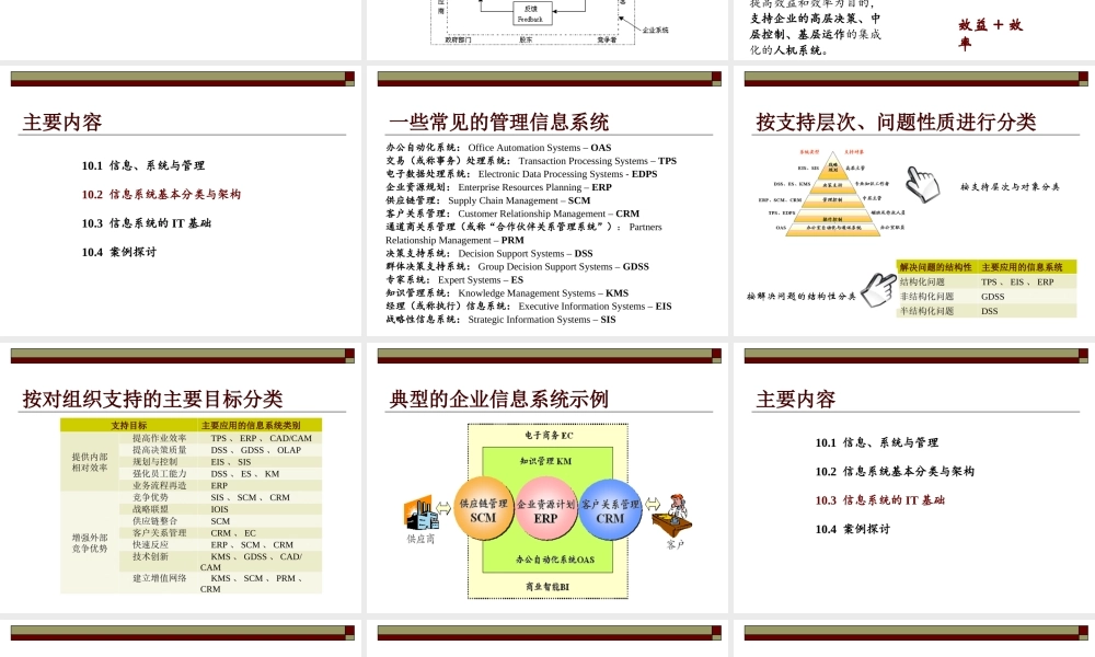 10 信息管理与信息系统.ppt