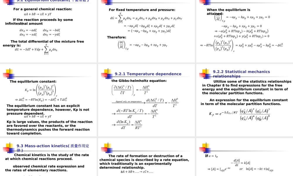 9 mass-action kinetics.ppt