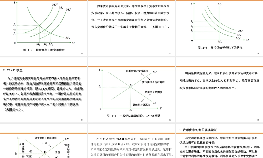 11-第11章 货币均衡.ppt