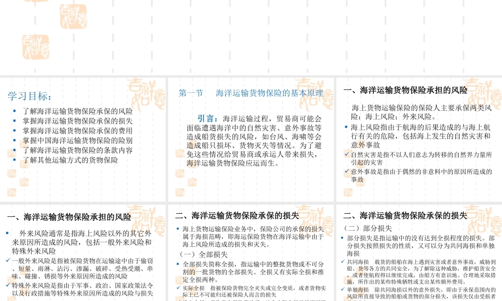 15 国际货物运输保险.ppt