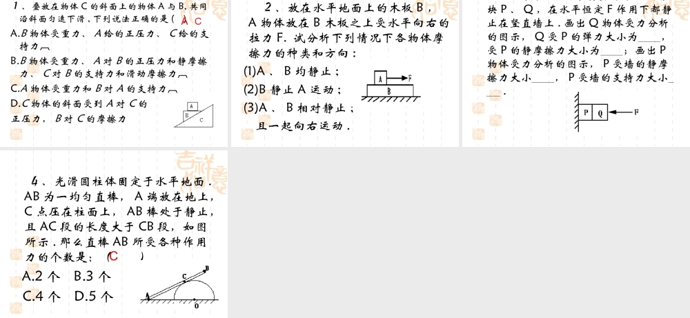 专题：物体的受力分析.ppt