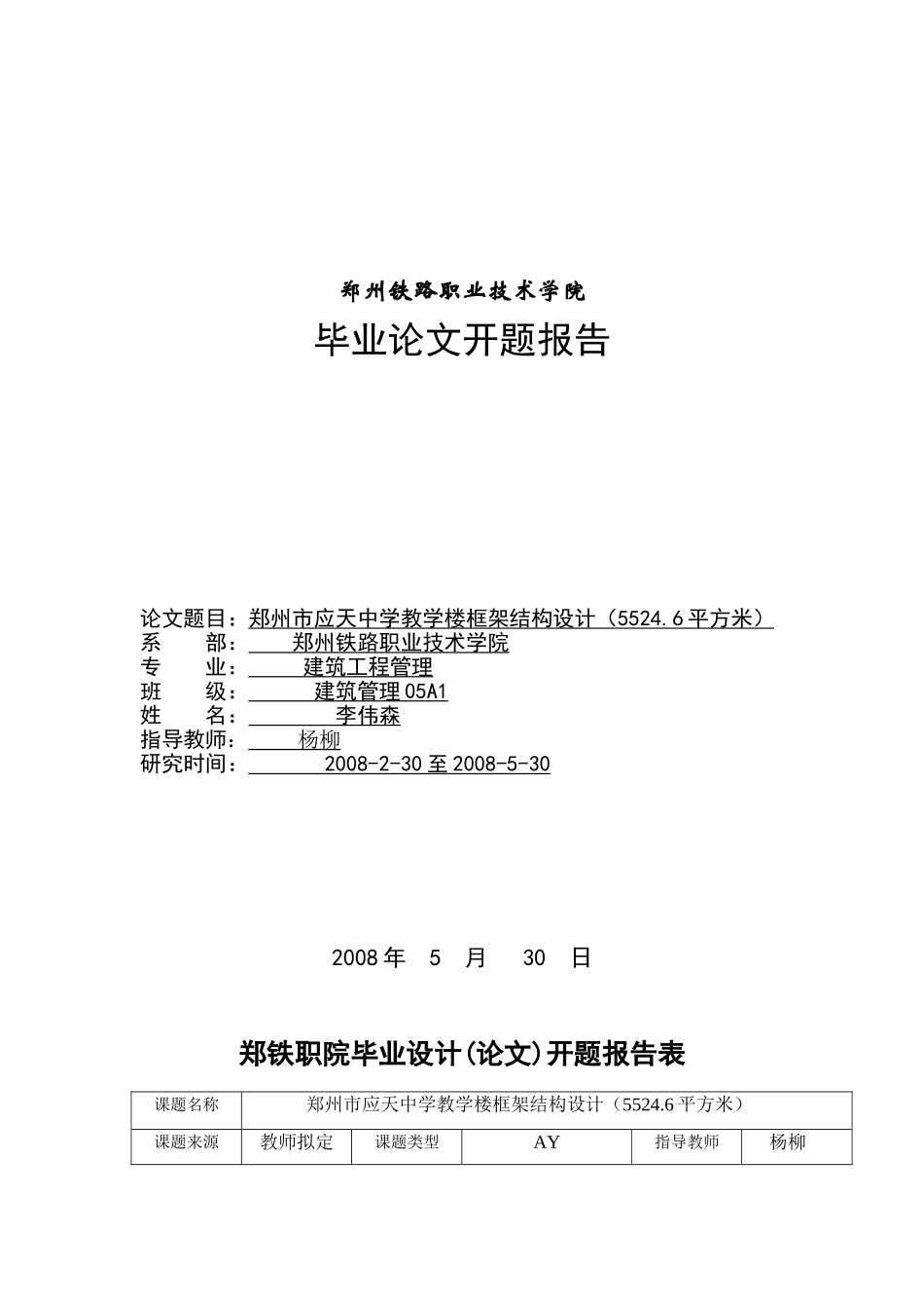 毕业论文开题报告.doc_第1页