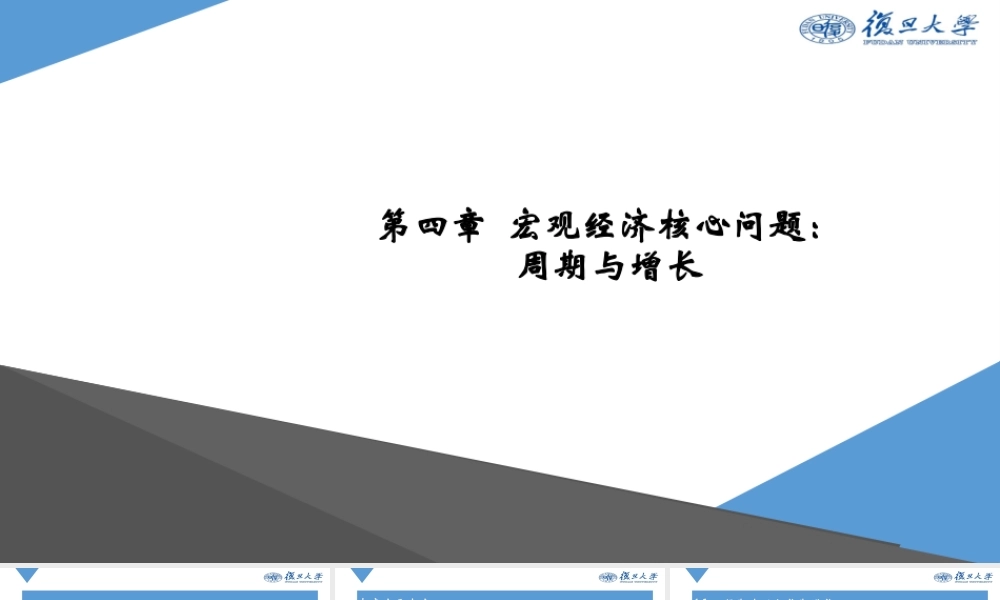 Ch4 宏观经济核心问题：周期与增长.pptx