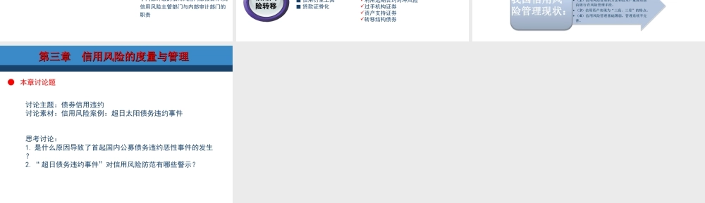 第02章信用风险的度量与管理.ppt