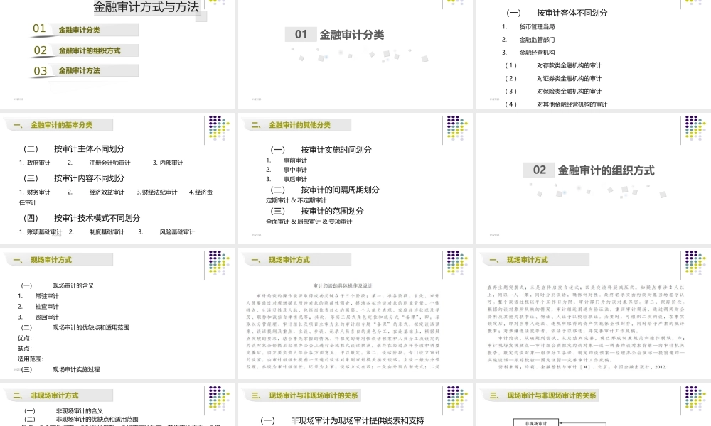 第03章 金融审计方式与方法.ppt