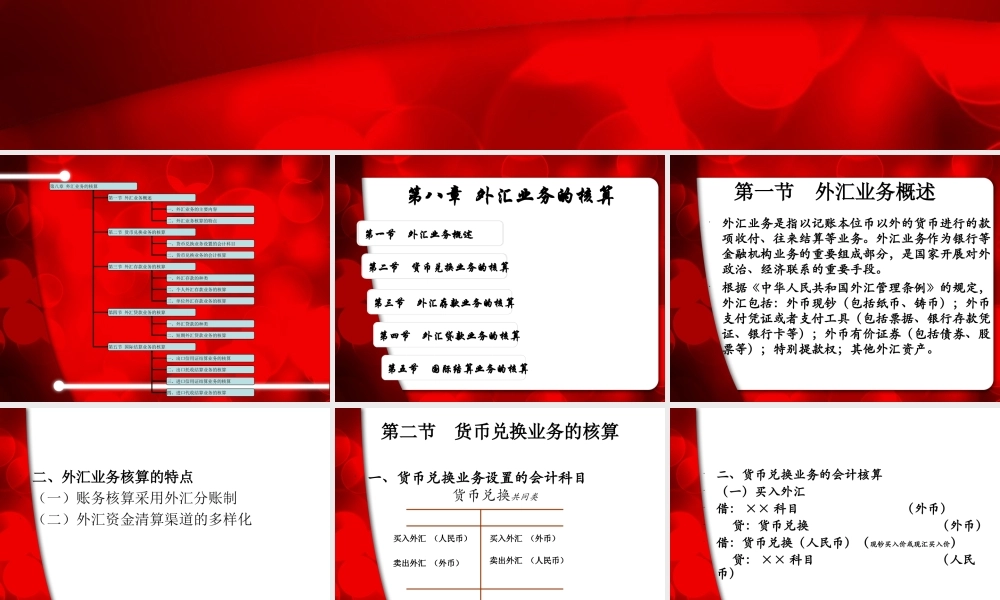 第08章 外汇业务的核算.ppt