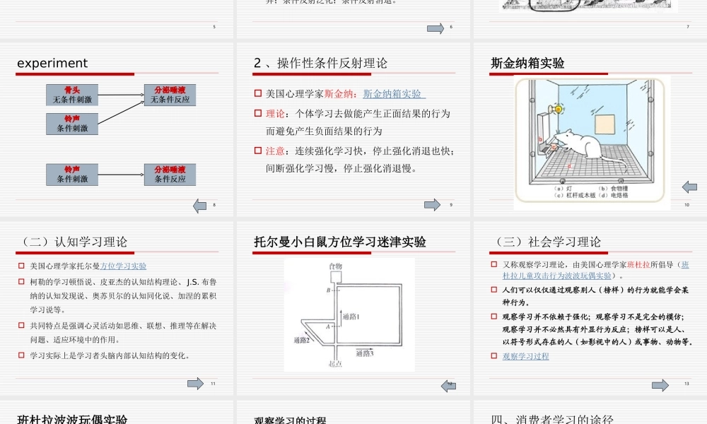 第04章 消费者学习和记忆.ppt