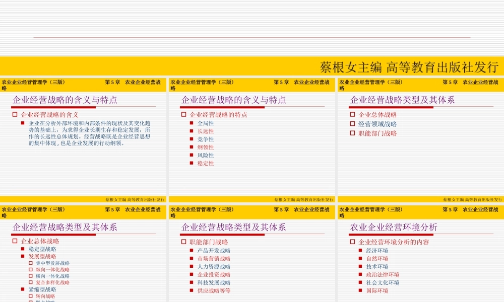 第05章 农业企业经营战略.ppt