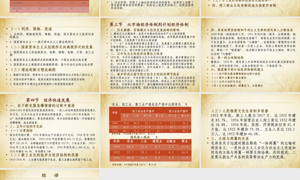 第08章 重工业优先发展战略与高度集中的计划经济体制的建立.pptx