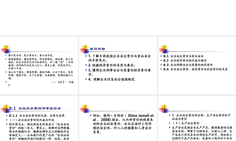 第8章 企业安全责任与经济责任.ppt