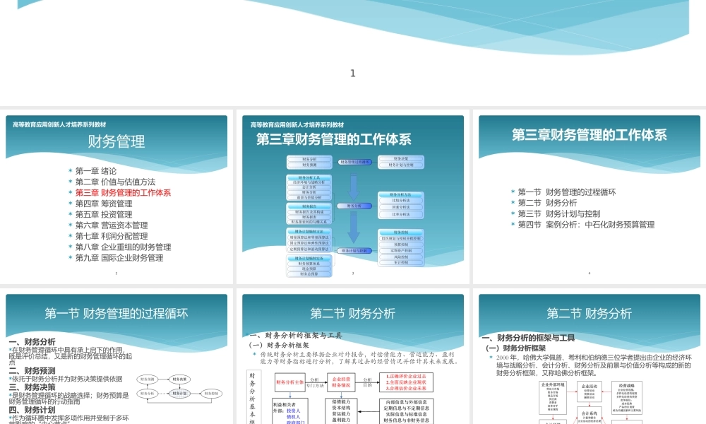 第三章财务管理的工作体系.pptx