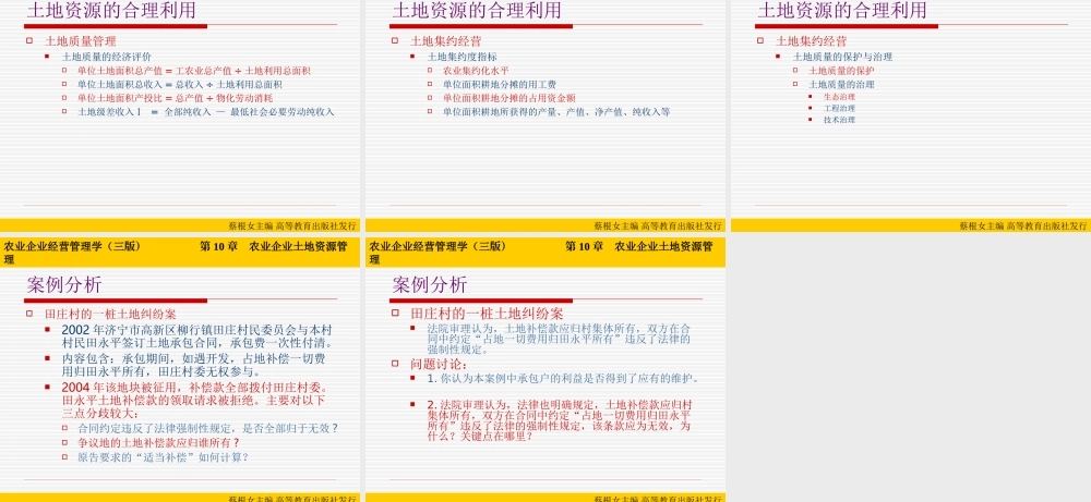 第10章 农业企业土地资源管理.ppt