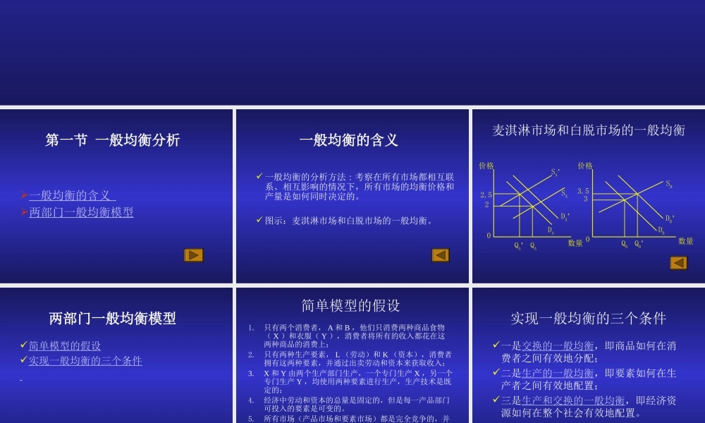 第12章 一般均衡与福利.ppt